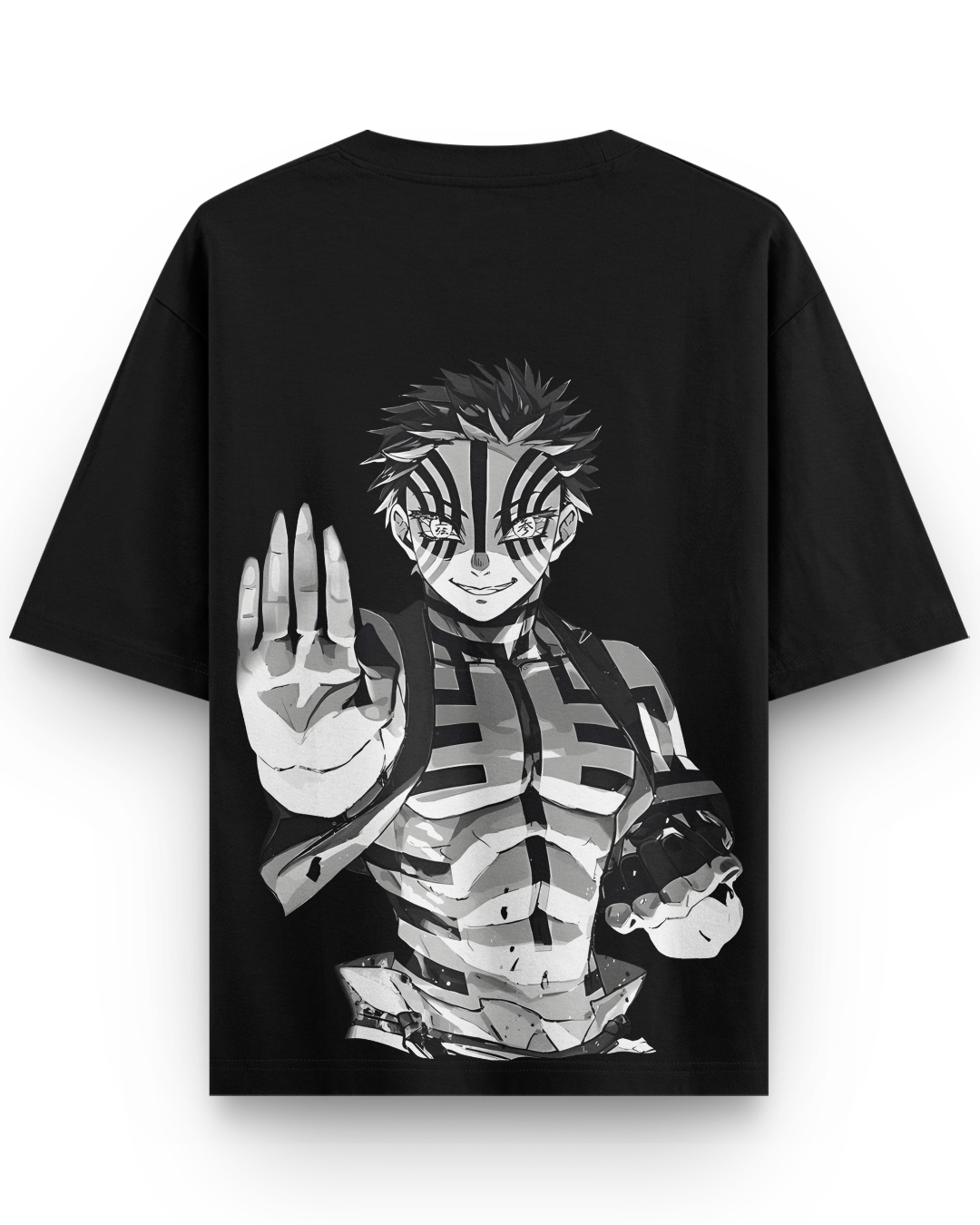 Akaza Demon Slayer Oversized Tshirt