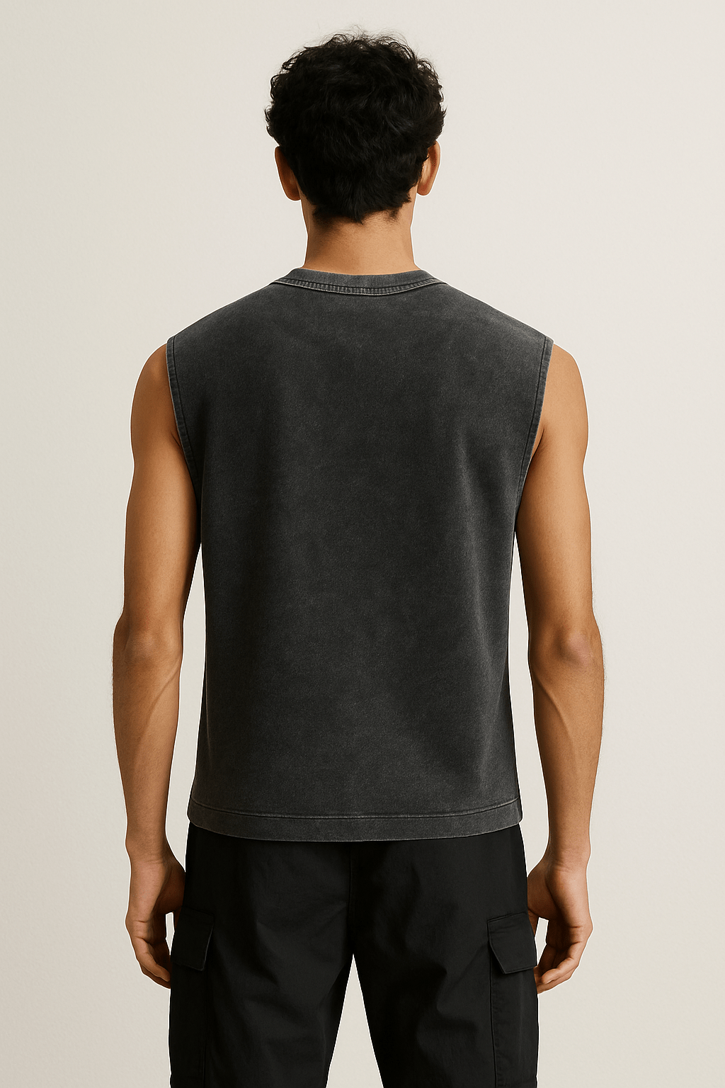 Oversized Vintage Vest Back
