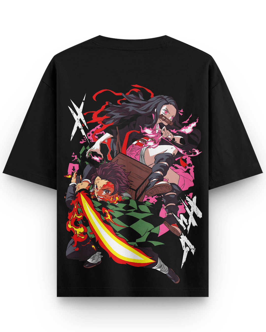 Tanjiro & Nezuko Oversized Tshirt