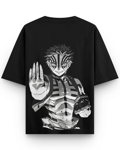 Akaza Demon Slayer Oversized Tshirt