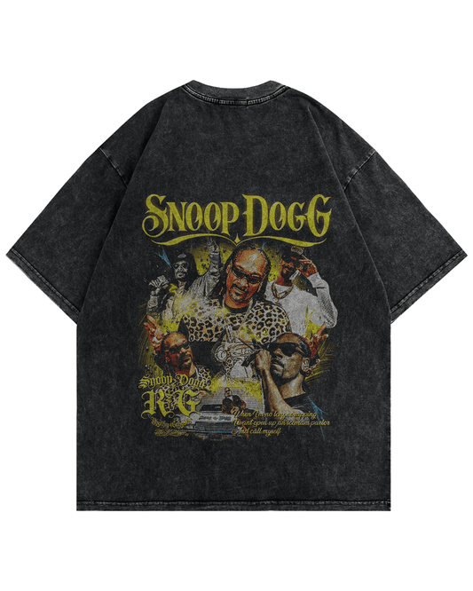 Snoop Dog Vintage Oversized Tshirt Back Side