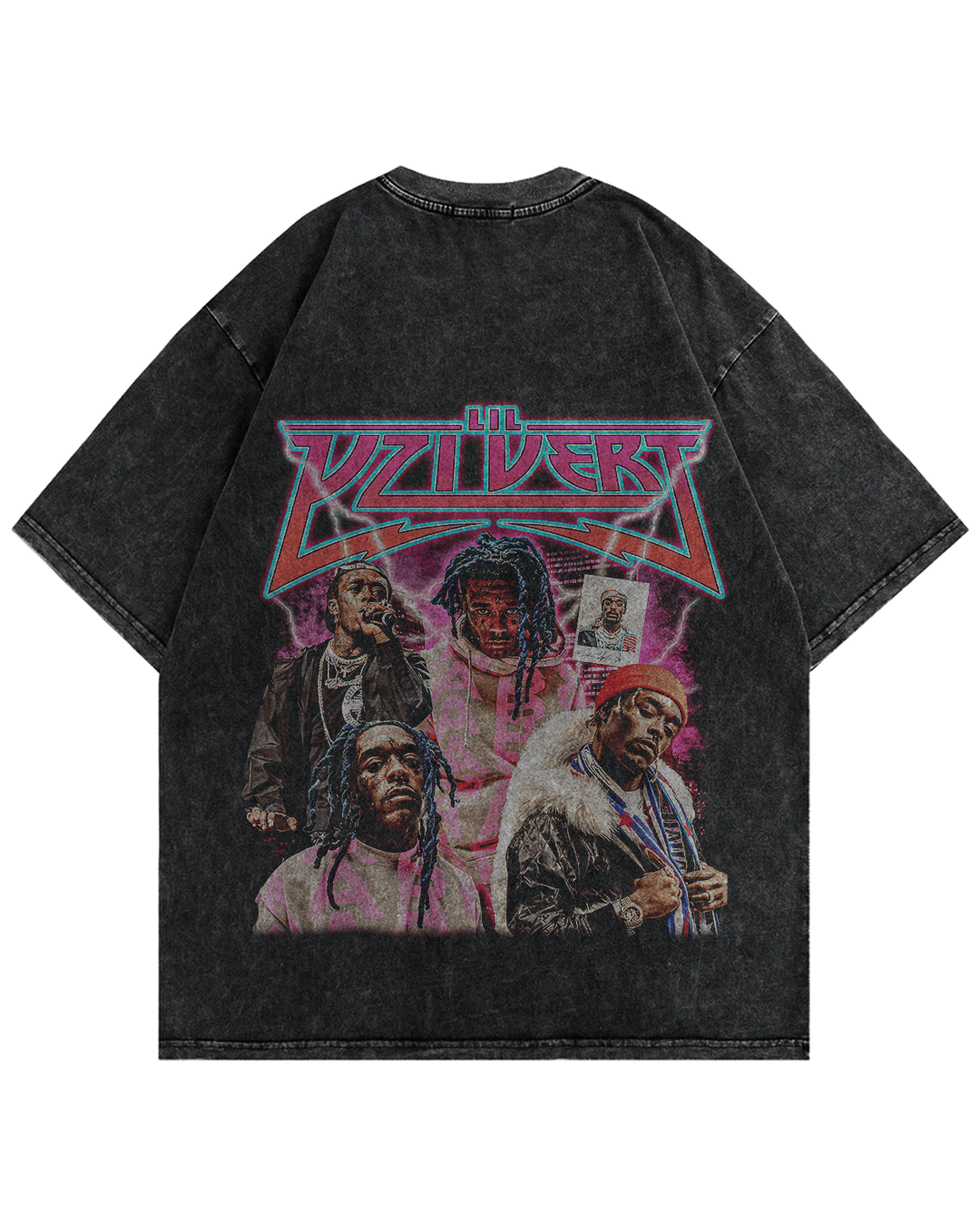 Lil Uzi Vert VIntage Oversized Tshirt Back Side