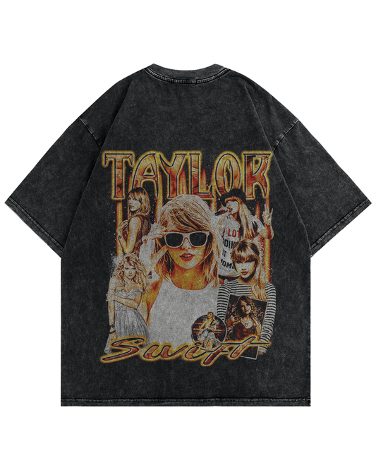 Taylor Swift Vintage Oversized Tshirt Back Side