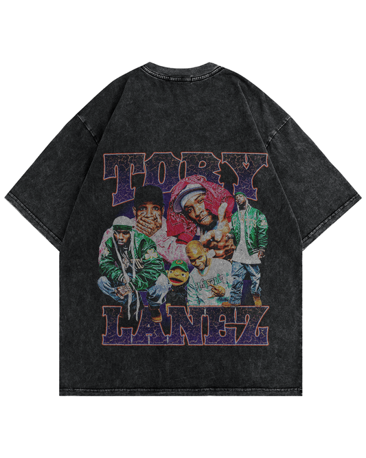 Tory Lanez Vintage Oversized Tshirt  Back Side