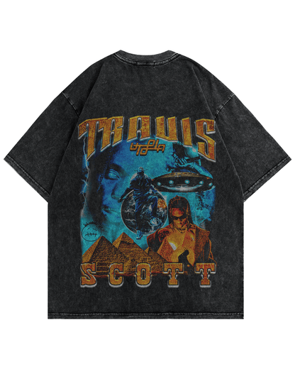 Travis Scott Utopia Vintage Oversized Tshirt