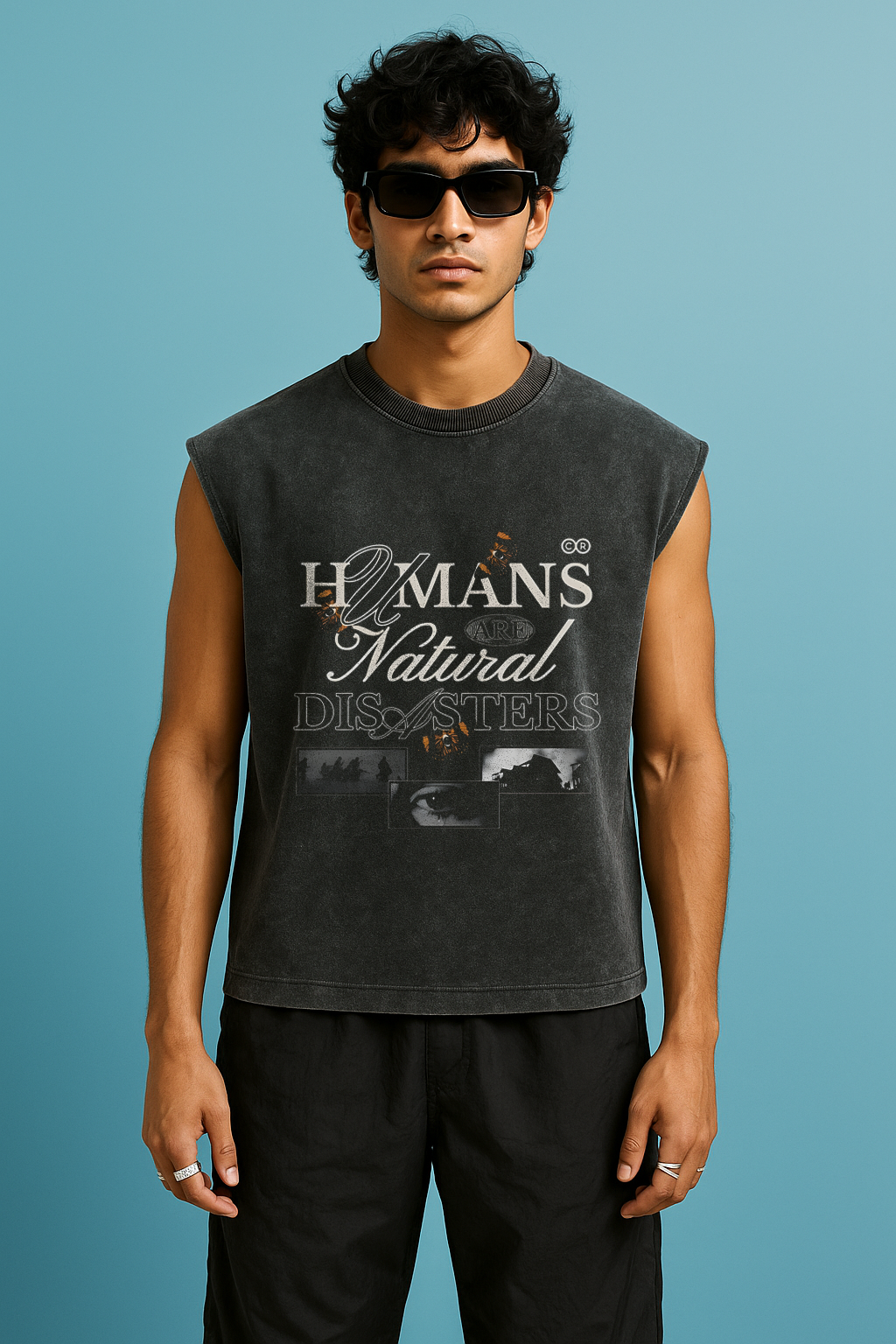 Human Nature Vintage Oversized Vest