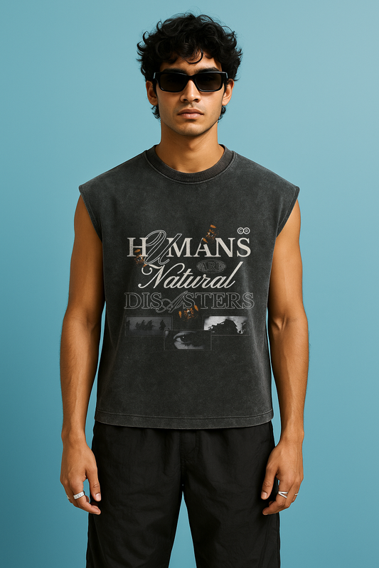 Human Nature Vintage Oversized Vest
