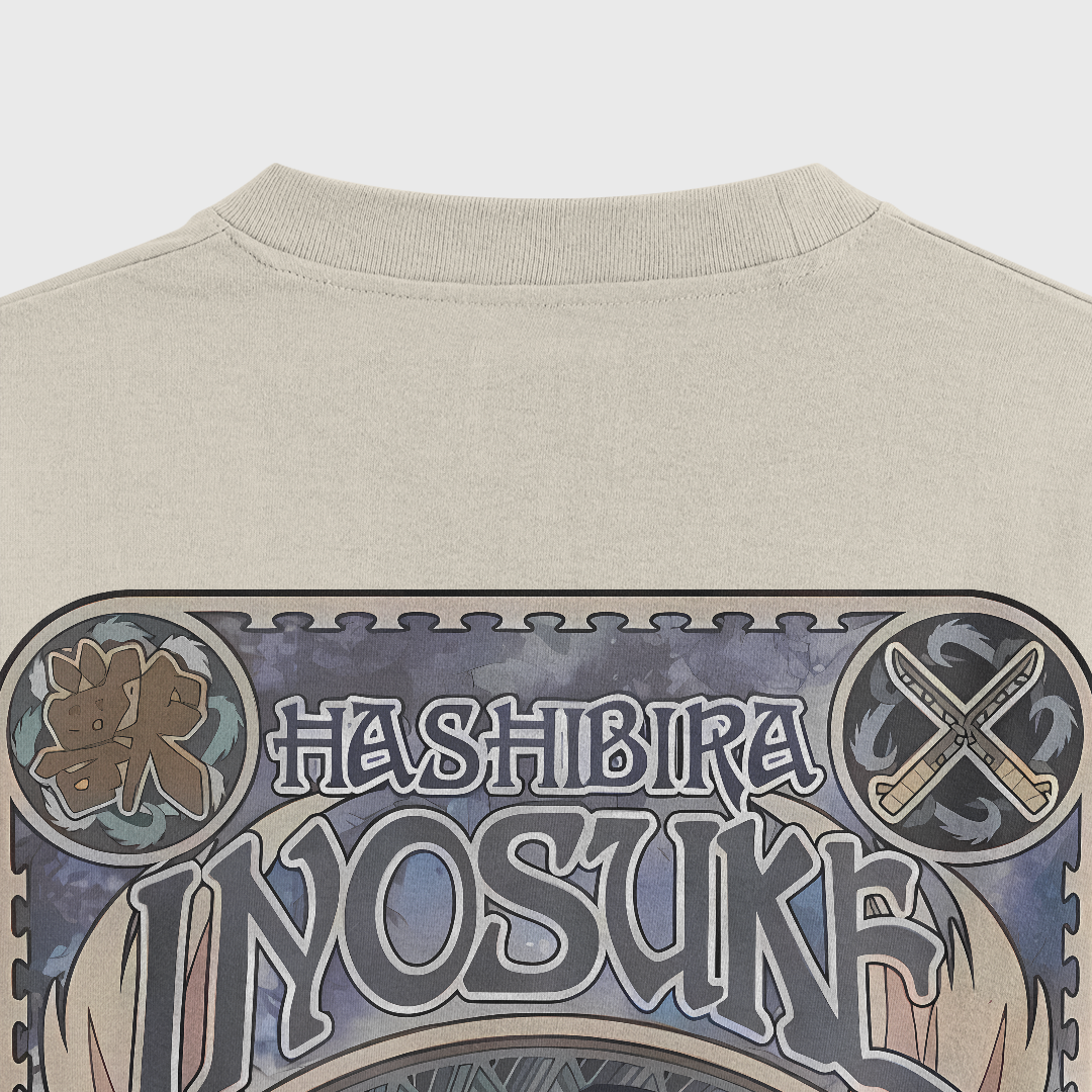 Inosuke, Back Side Closeup, Color Beige