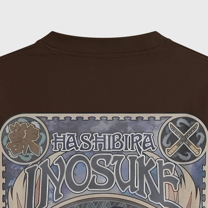 Inosuke, Back Side Closeup, Color Chocolate Brown