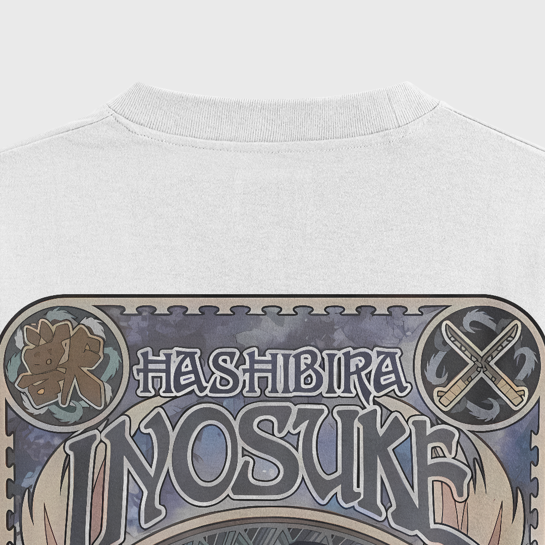 Inosuke, Back Side Closeup, Color White