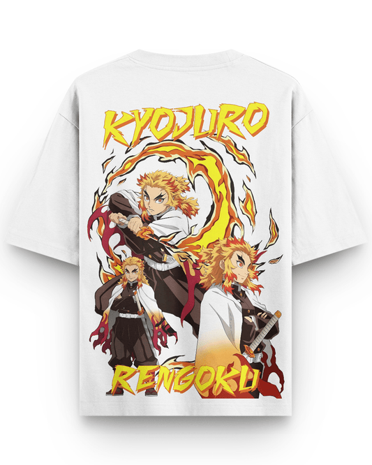 Flame Hashira Rengoku Demon Slayer Oversized Tshirt