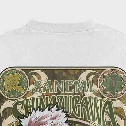 Sanemi, Back Side Closeup, Color White