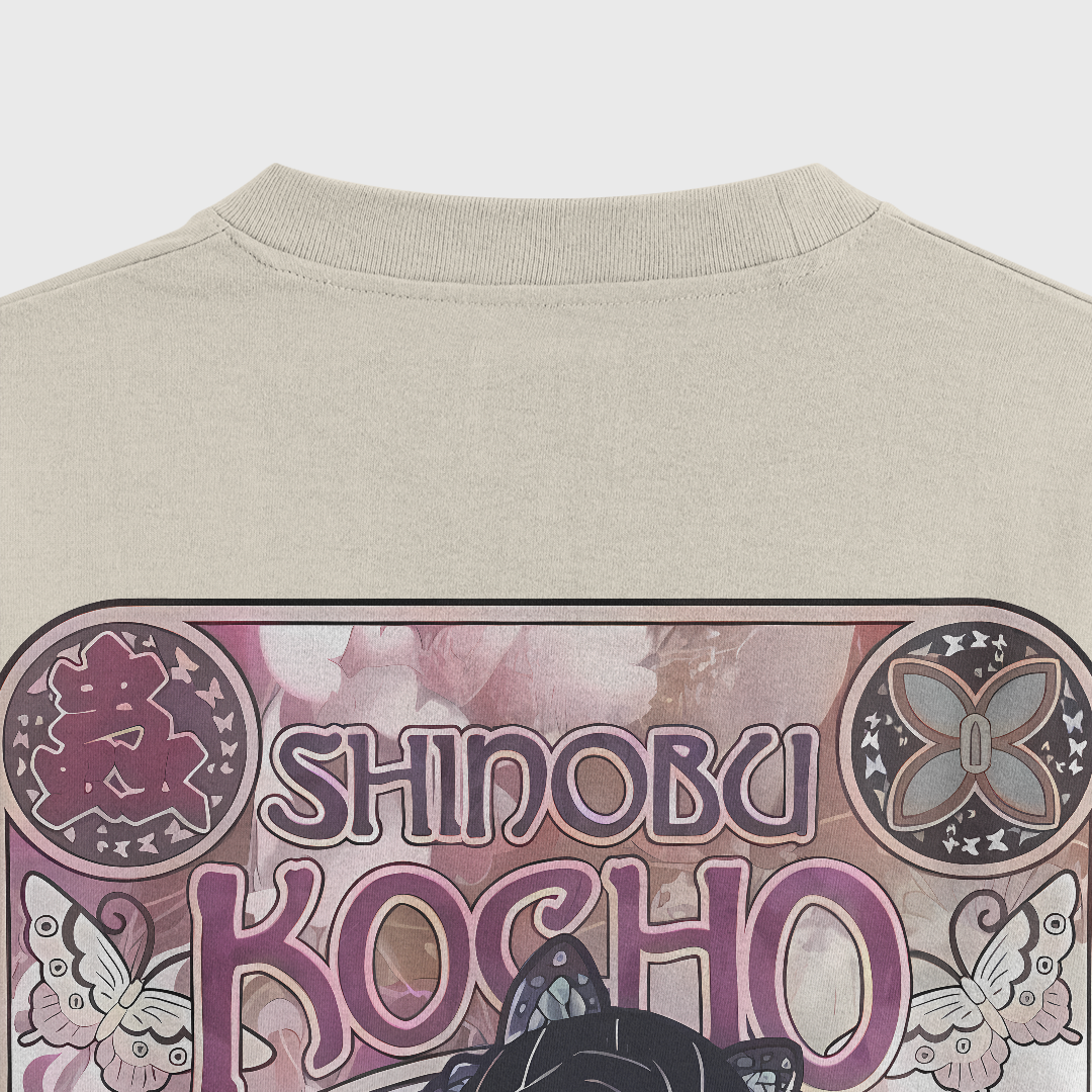 Shinobu, Back Side Closeup, Color Beige