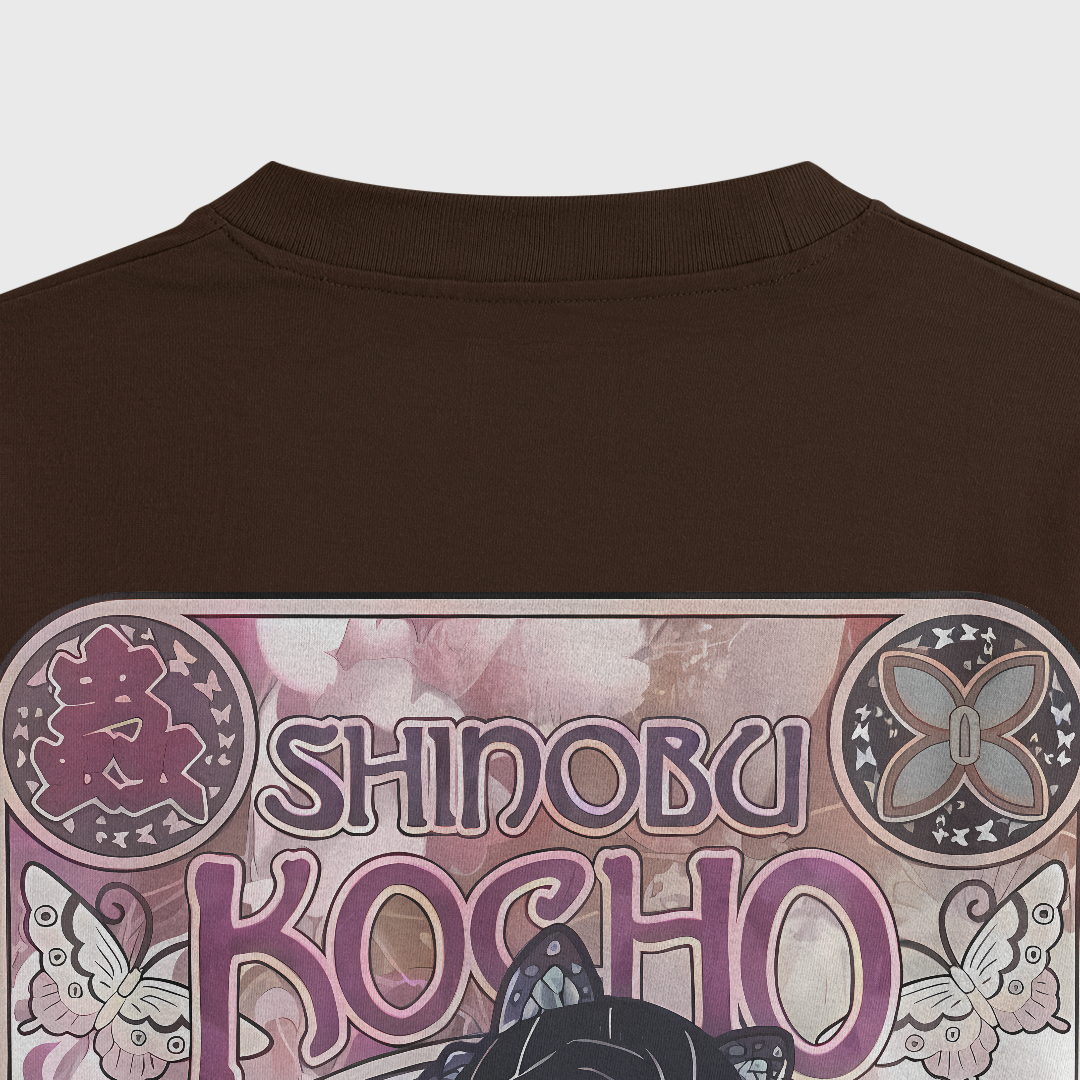 Shinobu, Back Side Closeup, Color Chocolate Brown