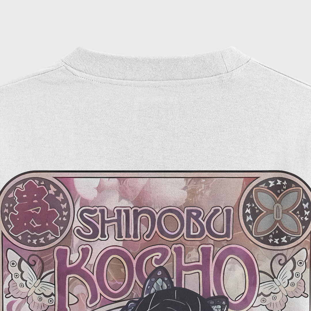 Shinobu, Back Side Closeup, Color White